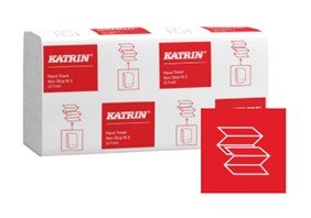 KATRIN 2PLY WHITE Non-Stop M2 Hand Towels 